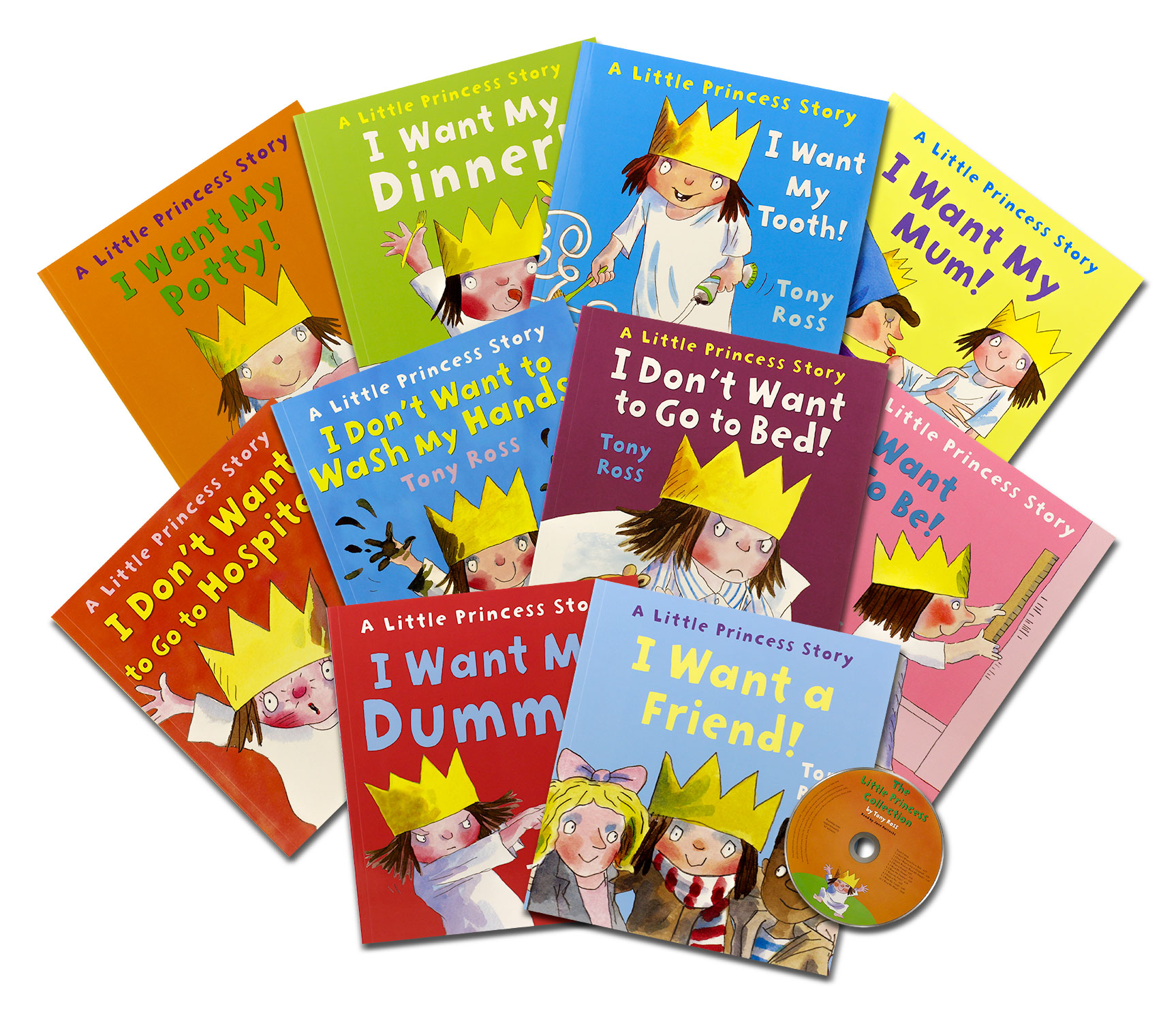 A Little Princess Story Collection 10 Book Set with Audio Book CD