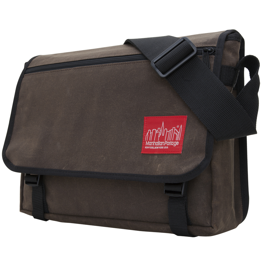 Waxed Dark Brown Europa Bag