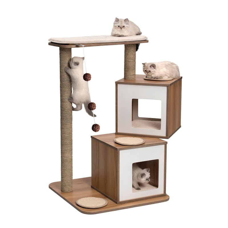 The perfect lounge and play spot for 2 or more cats