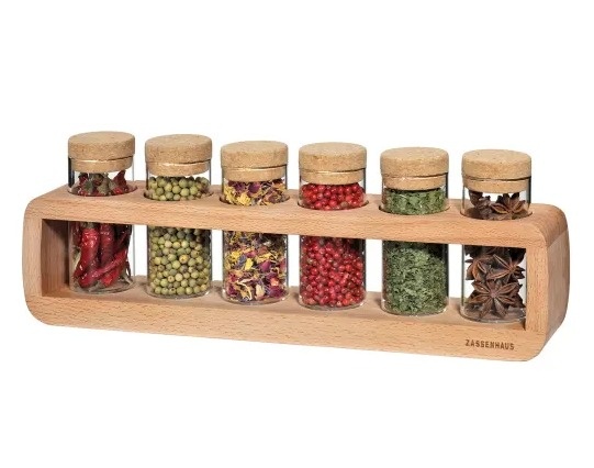 34% off on Zassenhaus 6-Piece Jar Spice Rack OneDayOnly