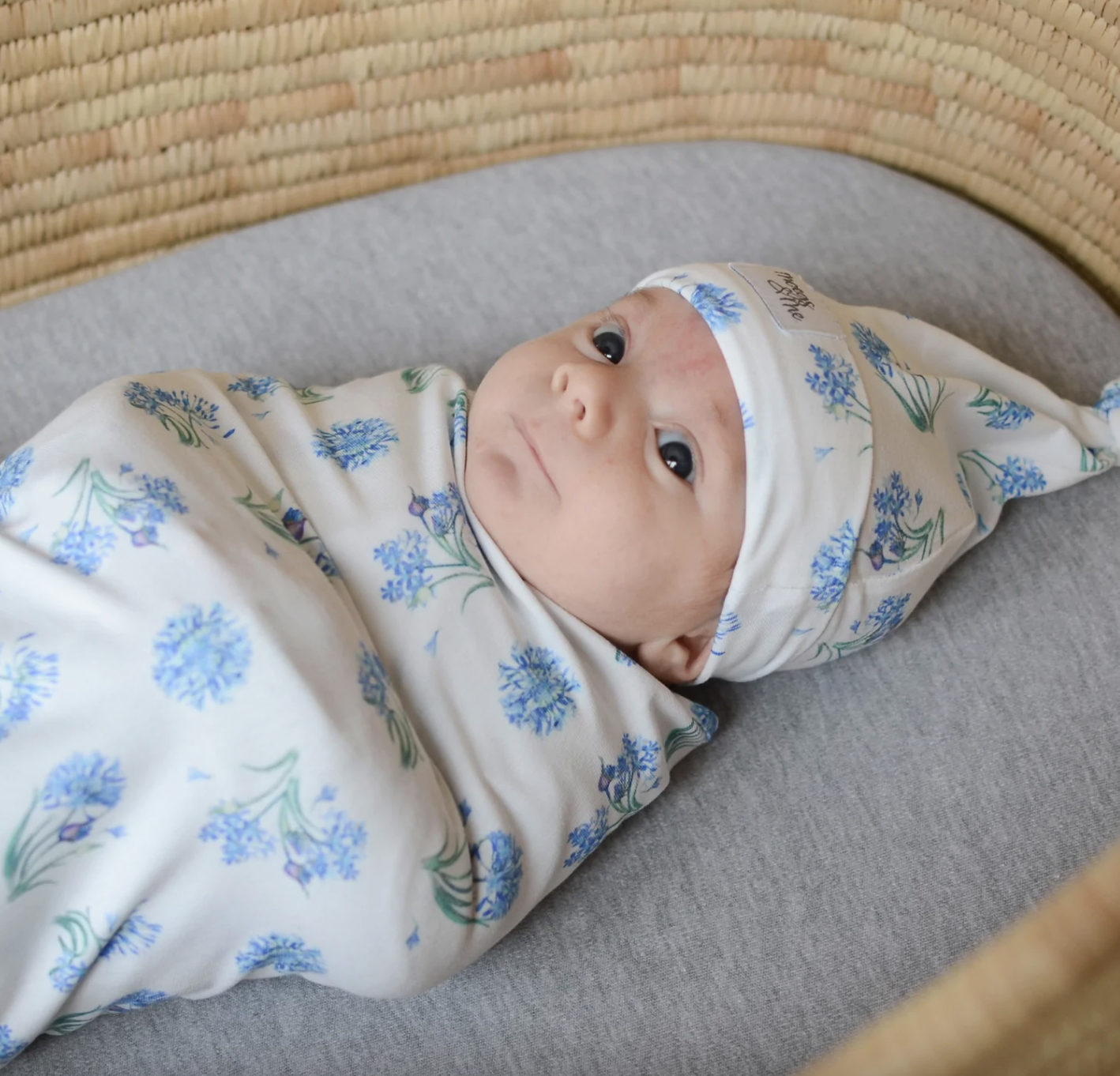 25 off on Swaddle Blanket & Beanie Set OneDayOnly