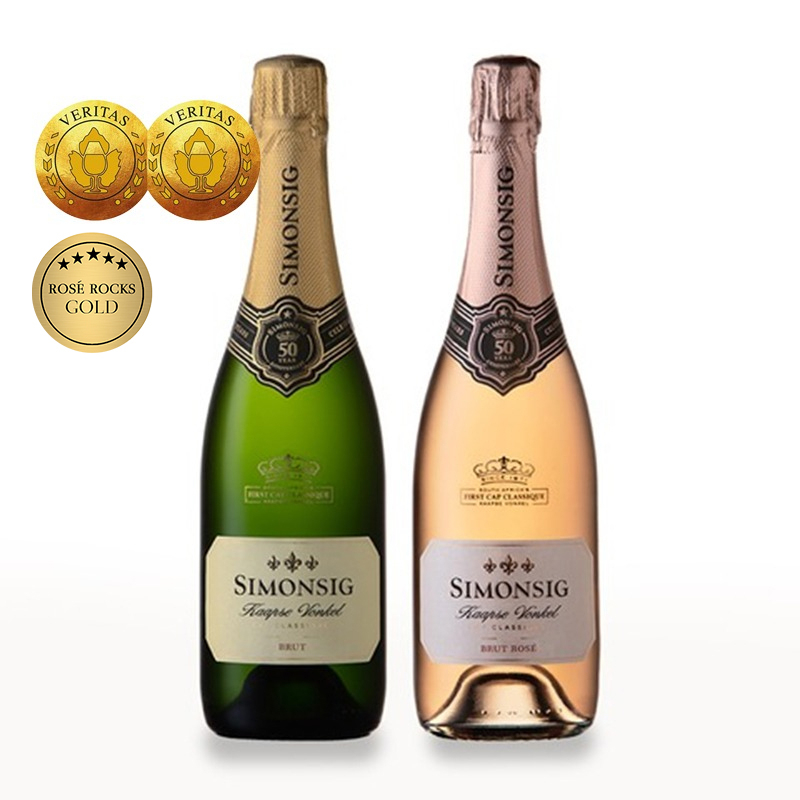 6x Kaapse Vonkel Brut 2020 or Brut Rosé 2021 OneDayOnly - Main Image