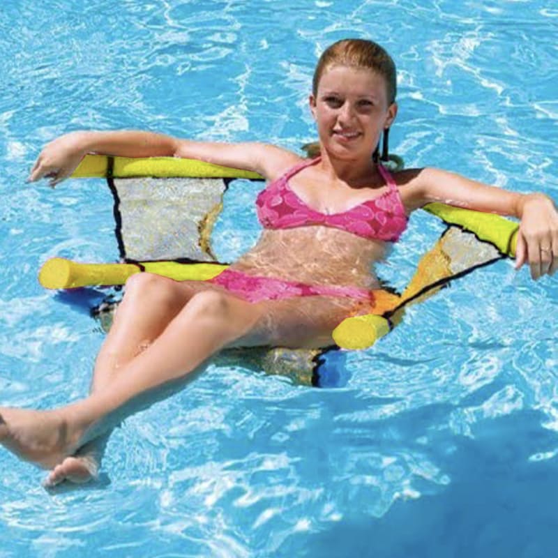 Pool noodle chair 2024 float