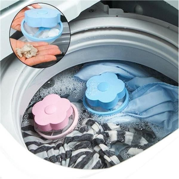 4x Reusable Floating Laundry Top Loader Lint Catchers