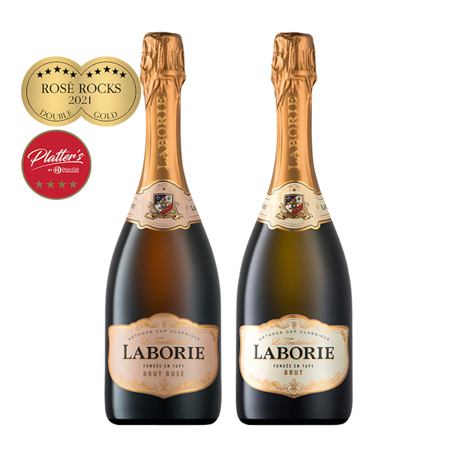 Laborie 6x Cap Classique Brut or Rosé OneDayOnly
