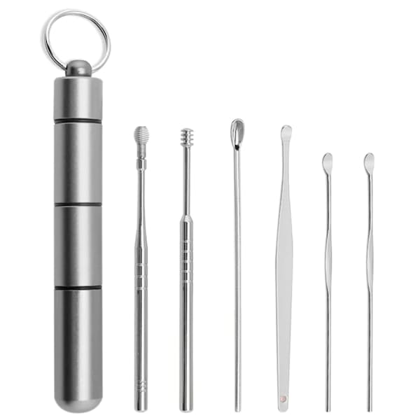 7-Piece Stainless Steel Ear Cleaning Kit