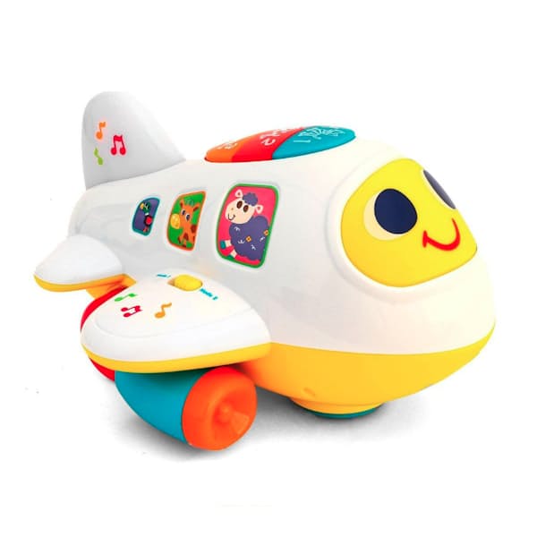 Interactive Baby Aeroplane Toy with Light