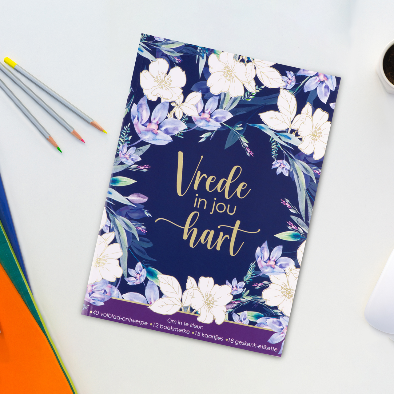 Vrede In Jou Hart Inkleurboek (Sagteband)