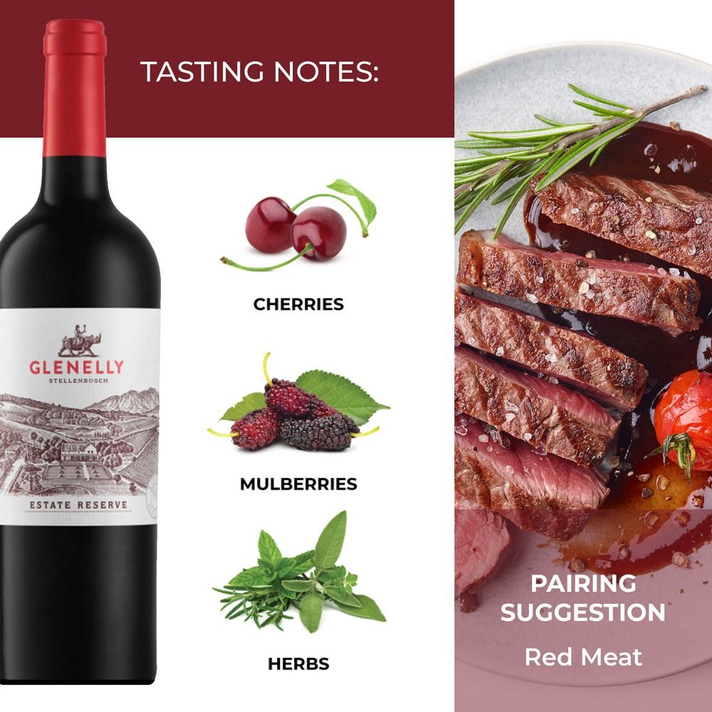 25% off on Glenelly 6x Estate Reserve Red 2017 OneDayOnly
