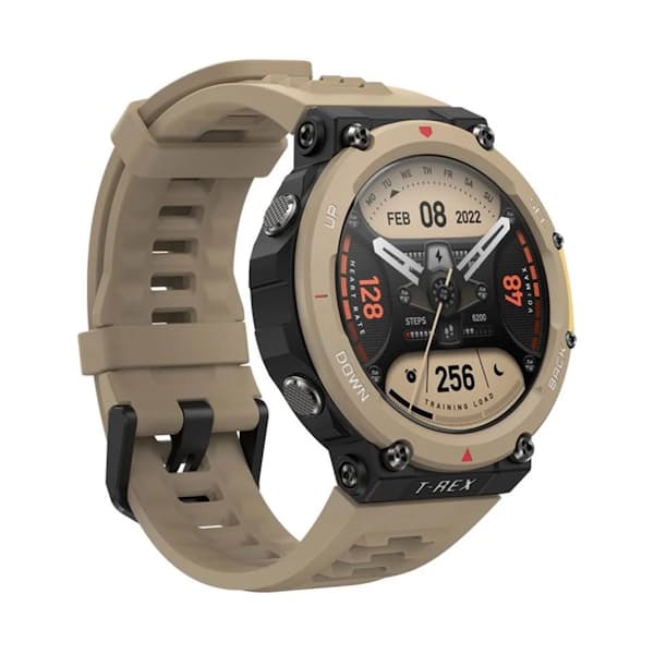 T-Rex 2 Military Certified Smart Watch with 24-Day Battery Life Khaki
