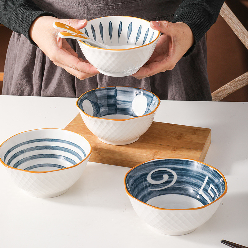 51% off on 2x Hand-Painted Ceramic Bowls | OneDayOnly