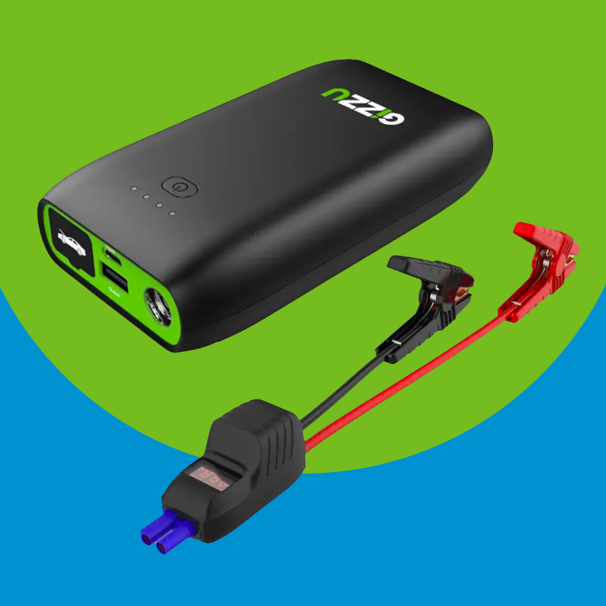 10400mAh 1000A Jump Starter with Built-in Flashlight