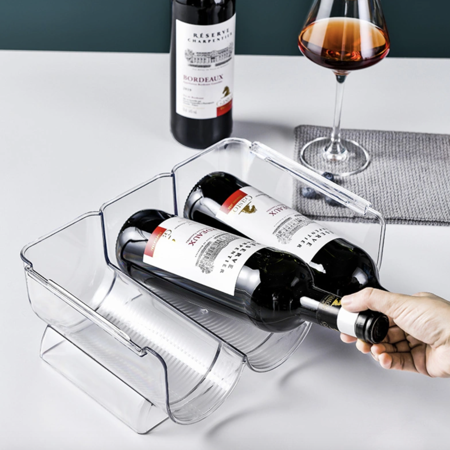 38% off on Luxe 3-Slot Stackable Wine Rack | OneDayOnly