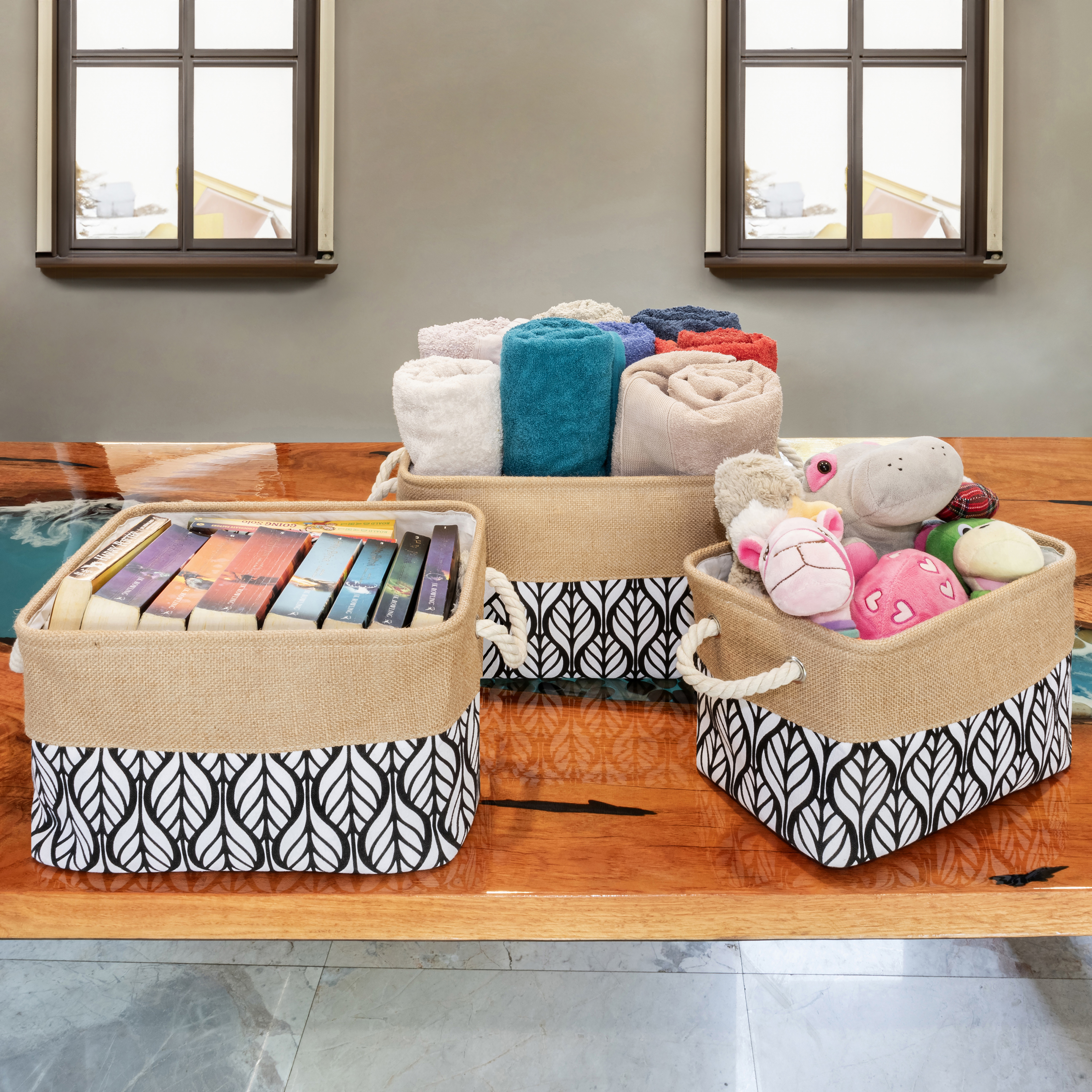 32% off on 3x Storage Boxes with Handles | OneDayOnly
