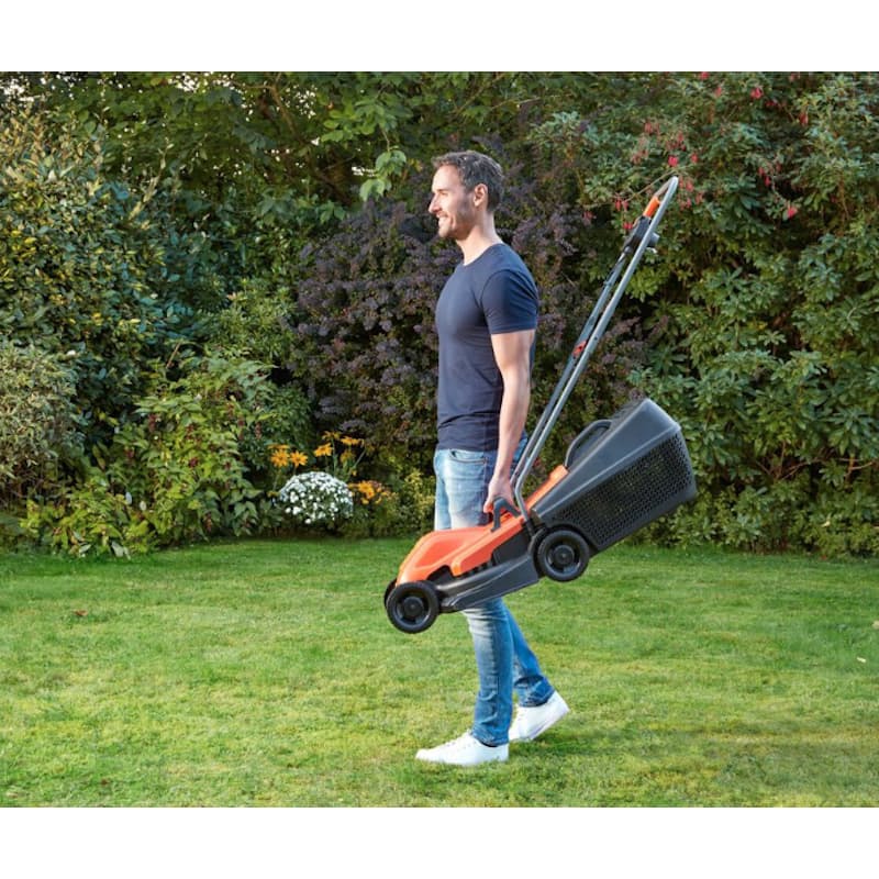 R400 off on BLACK DECKER 1200W Lawn Mower OneDayOnly