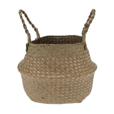 Braided Seagrass Storage Basket