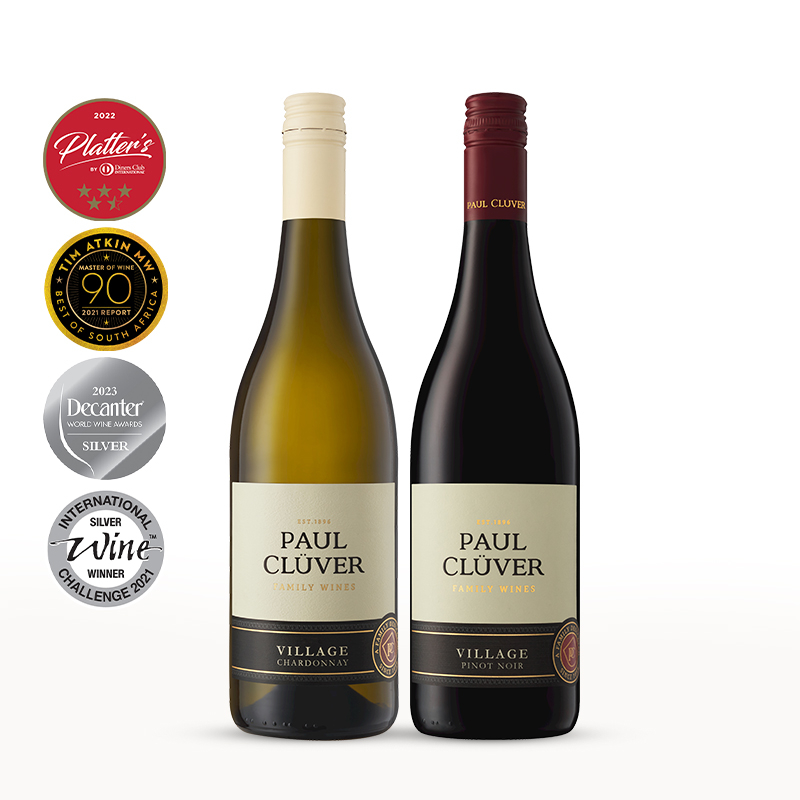 6x Village Chardonnay 2025 or 6x Village Pinot Noir 2024