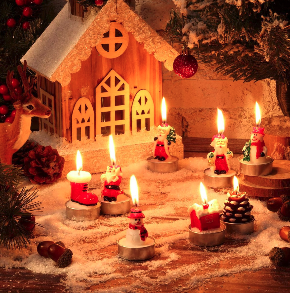 50% off on 12-Piece Christmas Candle Set | OneDayOnly