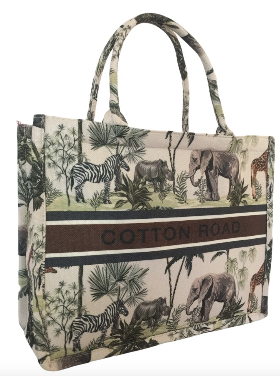 47% off on Cotton Road Print Cotton Tote Bag | OneDayOnly