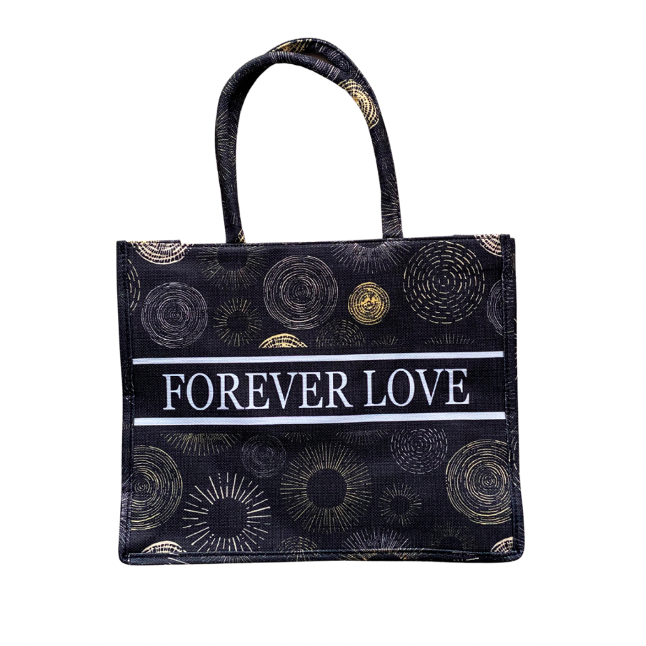 50% off on Forever Love Large Canvas Tote Bag | OneDayOnly