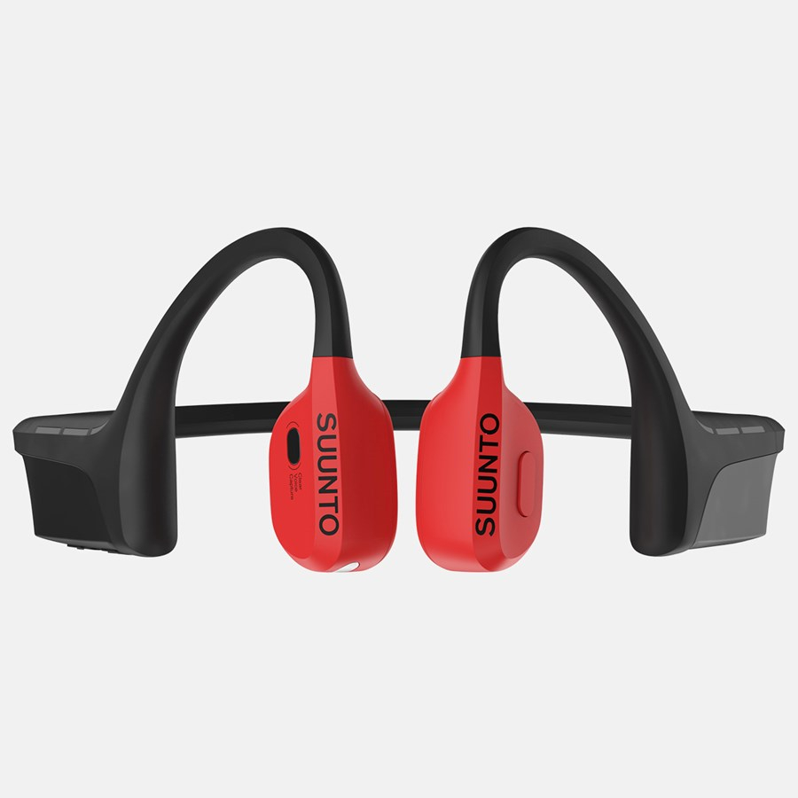 Wing Premium Open-Ear Headphones with Powerbank Lava Red
