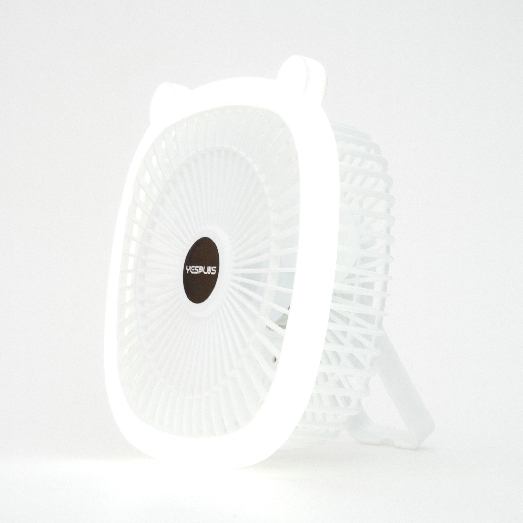 Rechargeable 3-Speed Adjustable Fan & Night Light