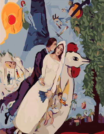 The Couple at the Eiffel Tower Chagall