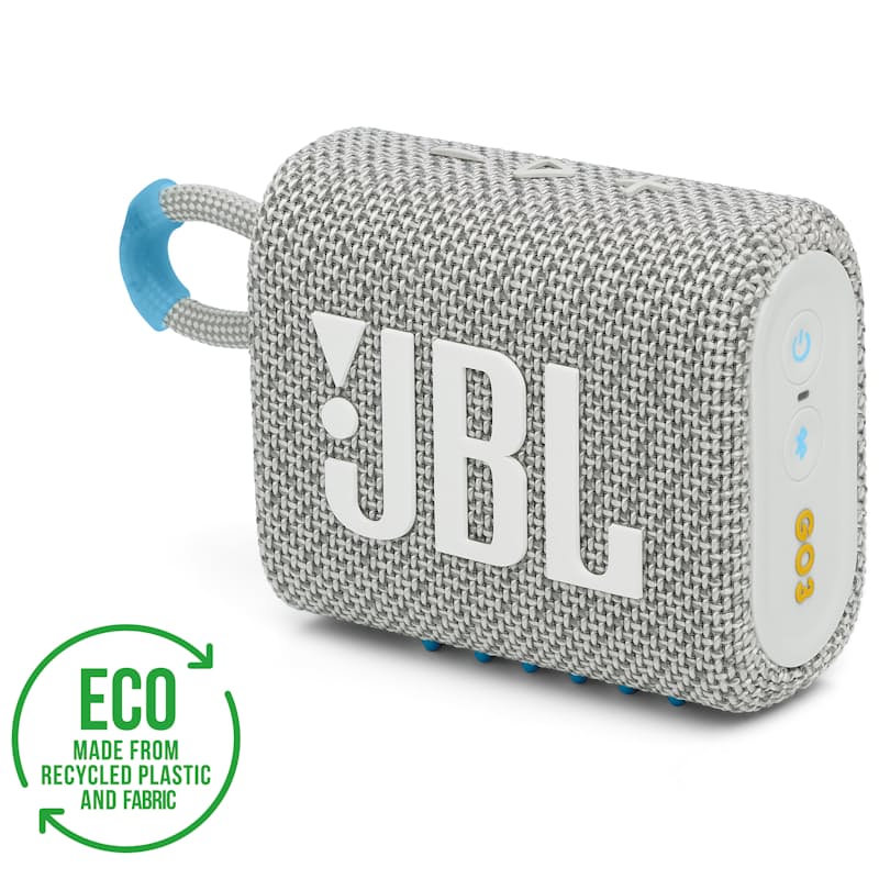  JBL Go 3 Eco: Portable Speaker with Bluetooth, Built-in  Battery, Waterproof and Dustproof Feature - Green : Electronics