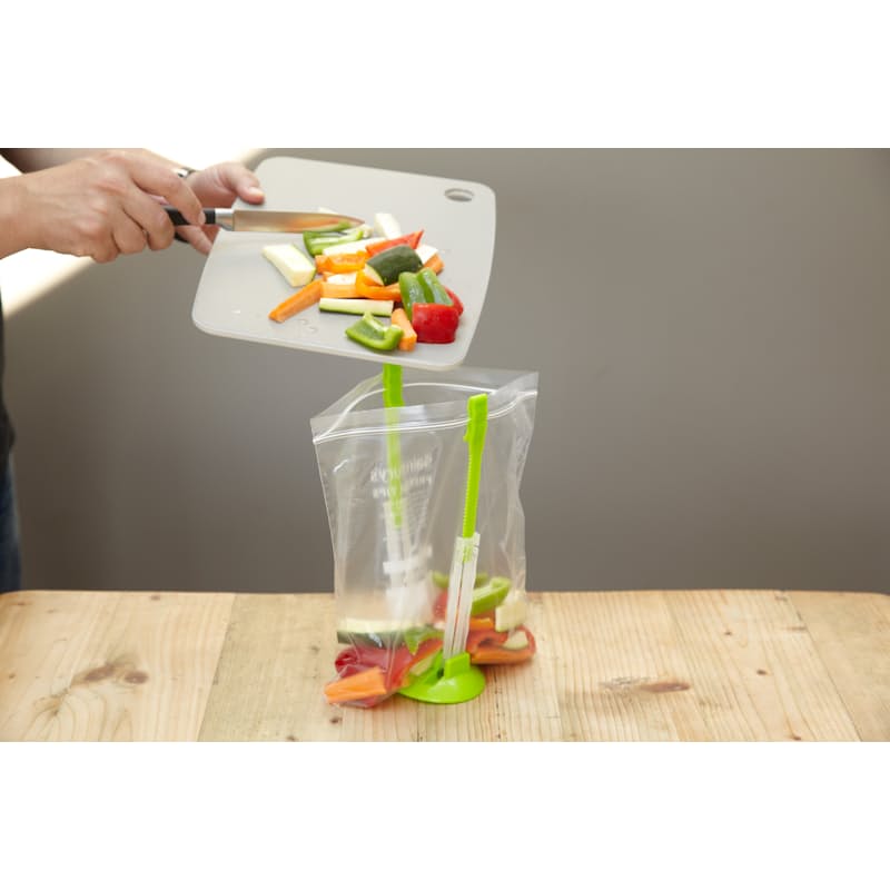 Plastic bags not included