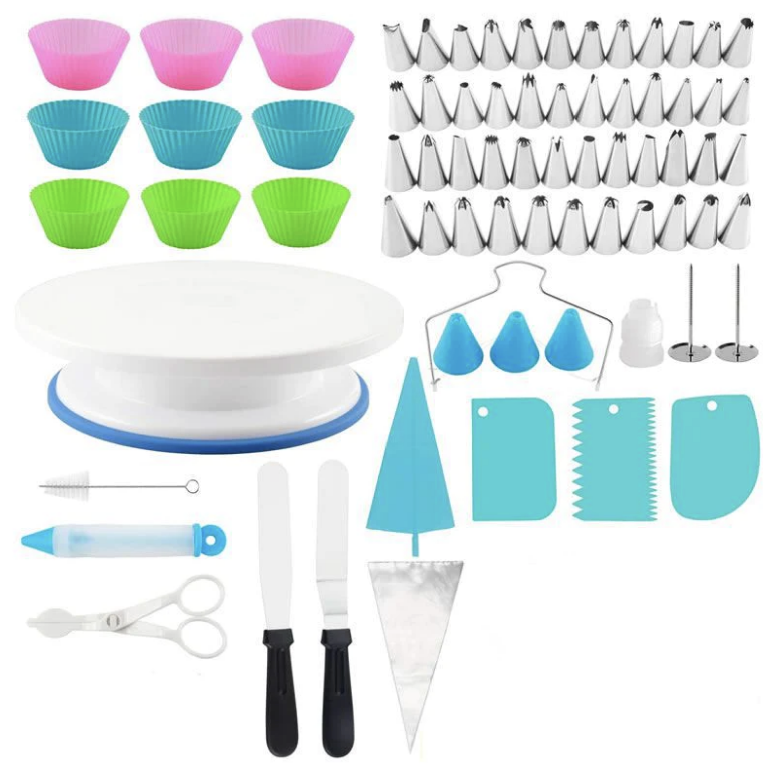 High Quality Plastic Cake Decorating Supplies Kit Set Rorating Turntable  Cake Baking Supplies Tools - China Baking Set and Baking Tool price |  Made-in-China.com