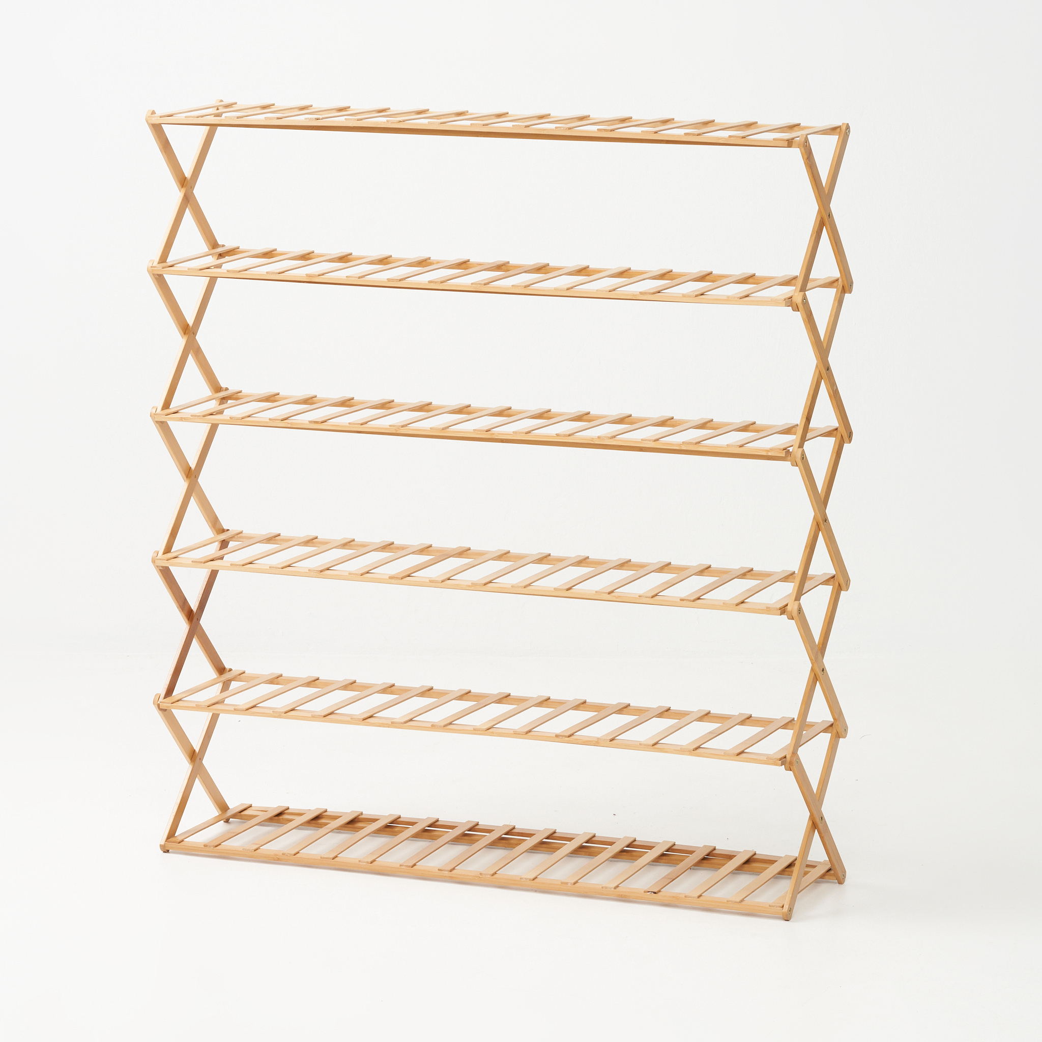 View of 44% off on 5 or 6-Tier Foldable Storage Shelf | OneDayOnly
