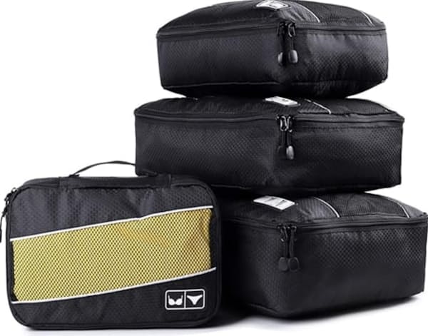4-Piece Nylon Packing Cubes