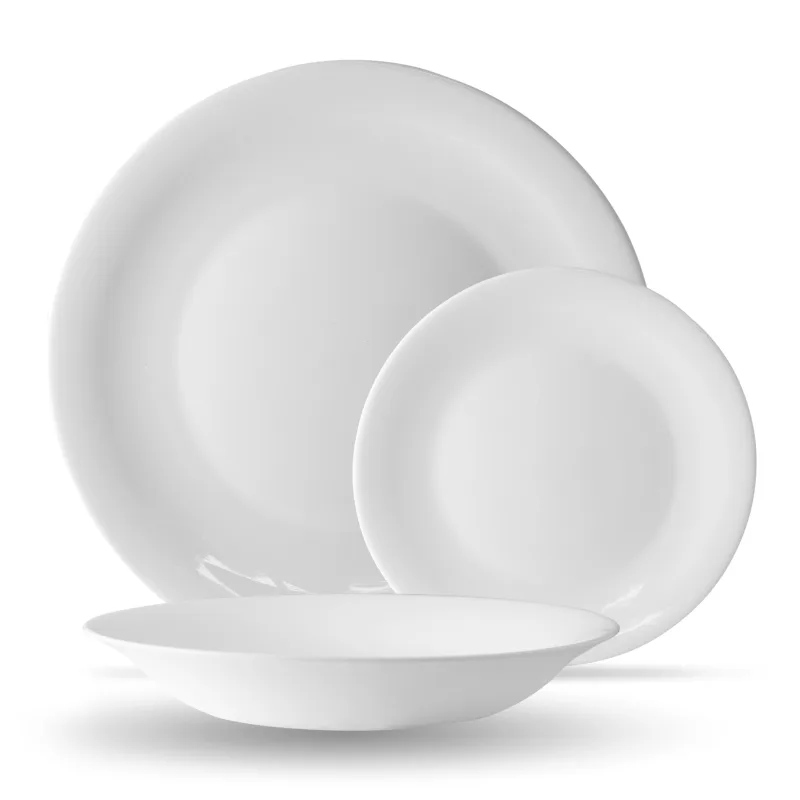 18-Piece White Moon Dinner Set
