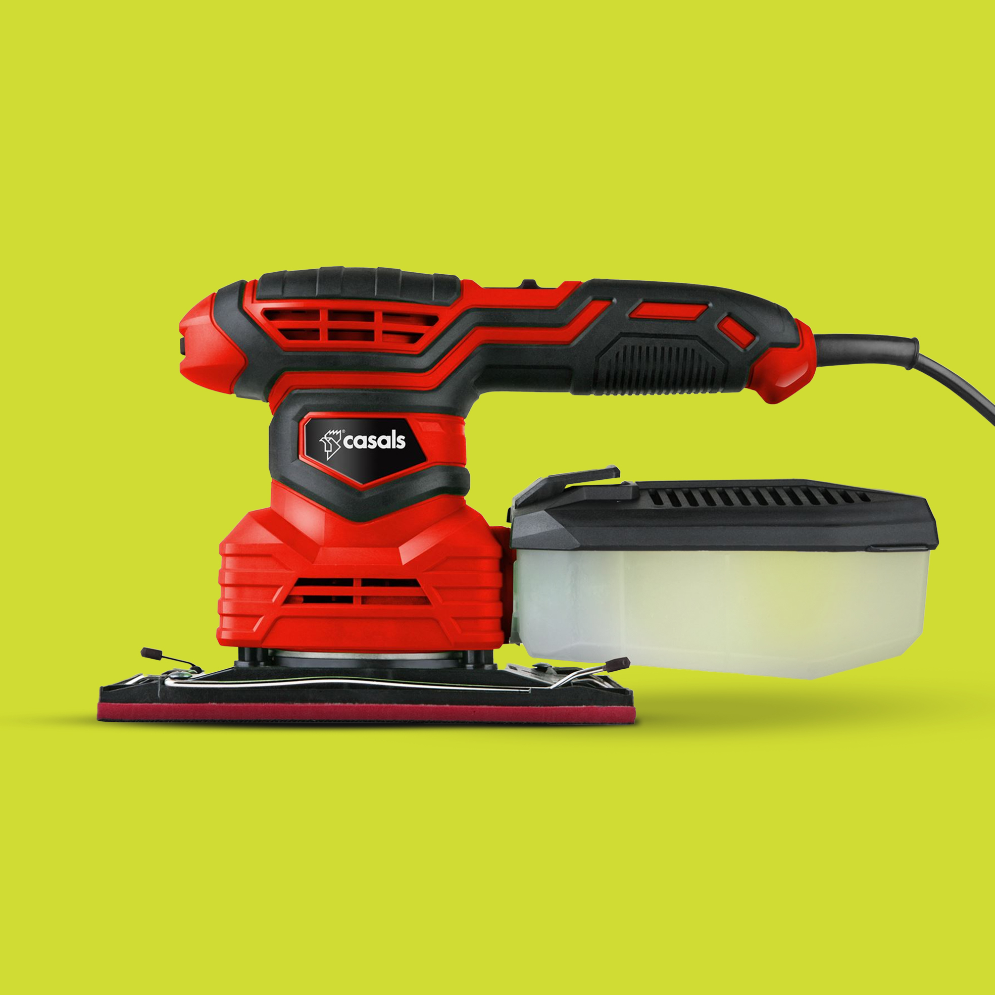 3-In-1 200W Sander with 3 Velcro Sand Paper Sheets (Model: SD200-MULTI)