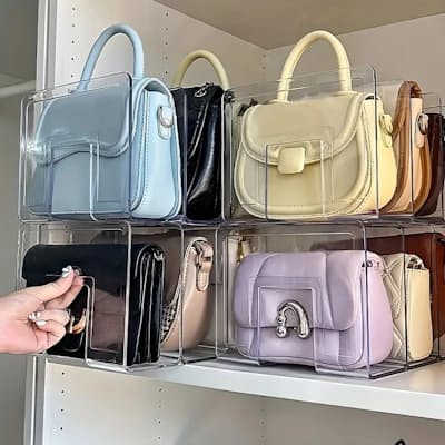 4-Tier Acrylic Handbag Divider