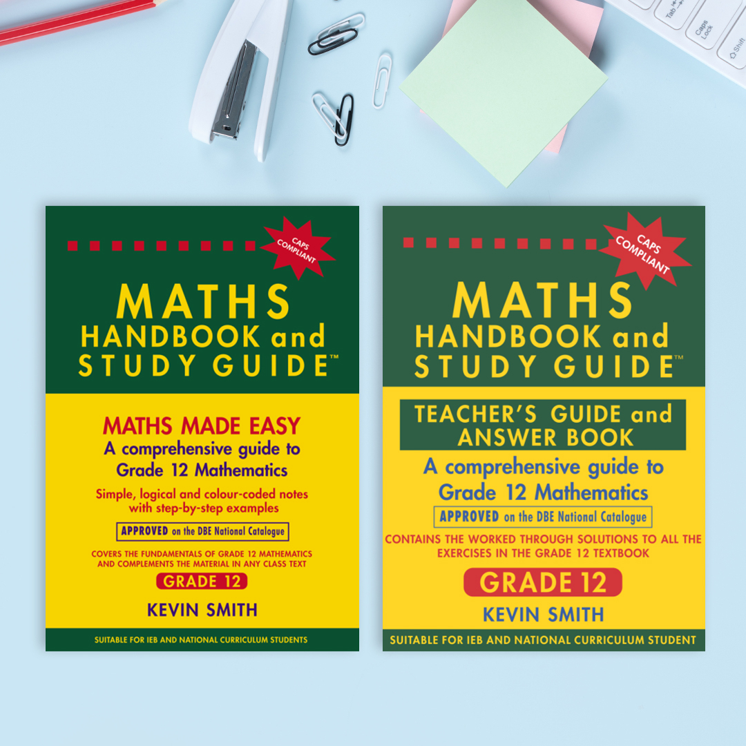 38% off on Grade 12 Maths Handbook & Guide | OneDayOnly