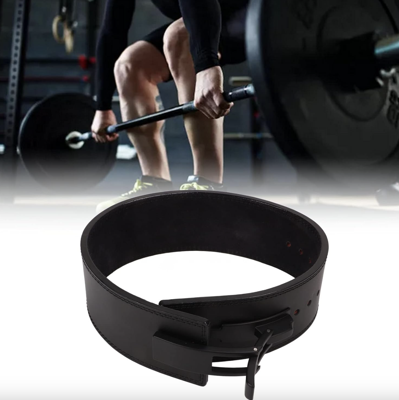 30 off on 13mm Cowhide Lever Weightlifting Belt OneDayOnly