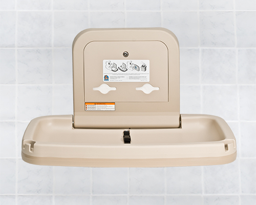 Horizontal Changing Station - Cream