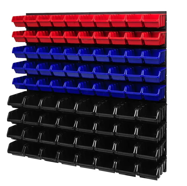 Tool Storage 4 Wall Plates with 82 Accessories