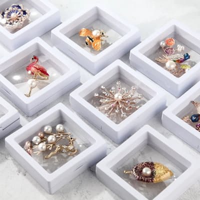 10x Jewellery and Collectibles Storage Boxes