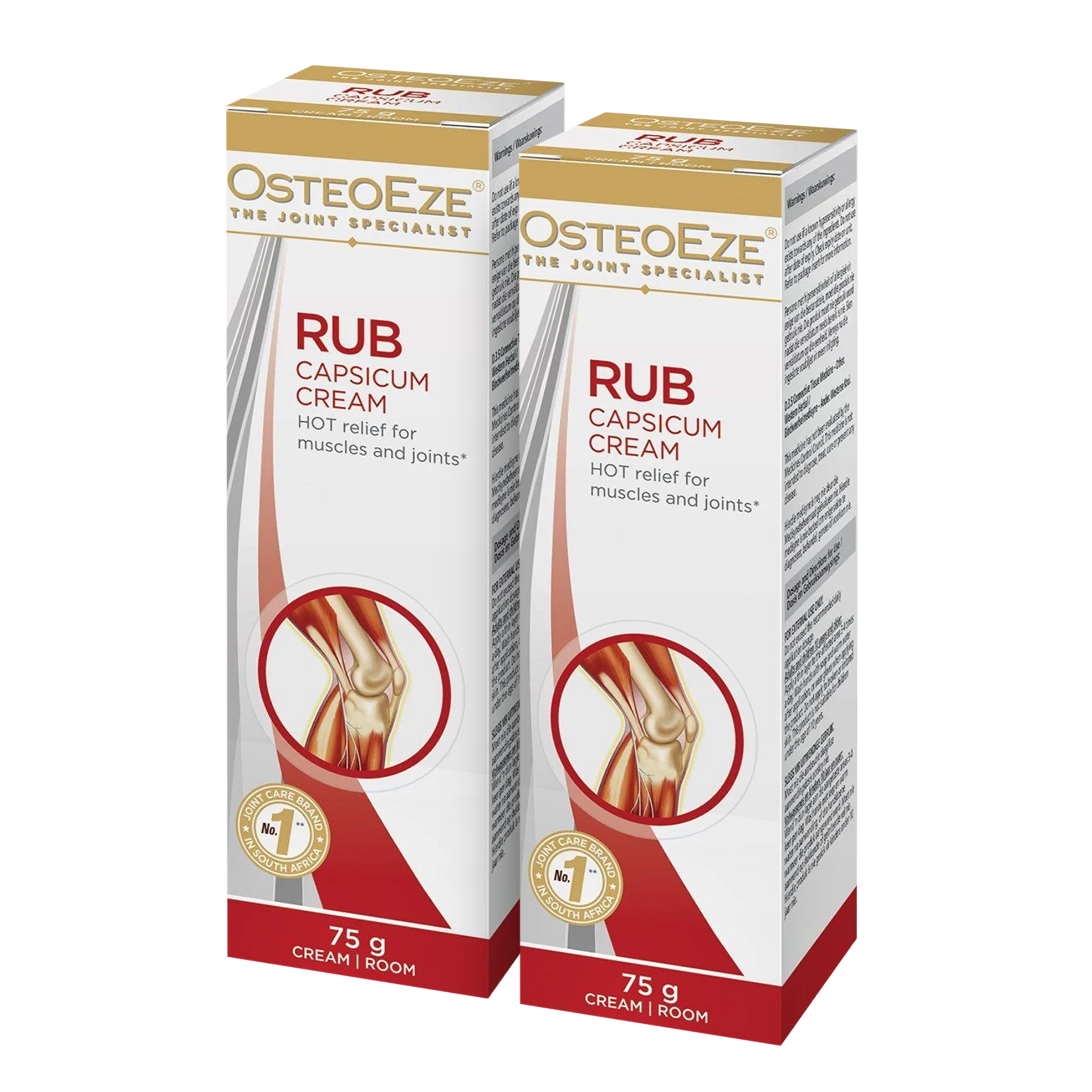 2x 75g Rub Creams
