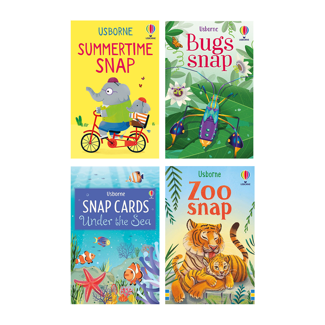 29 off on Usborne 4x Children's Snap Card Sets OneDayOnly