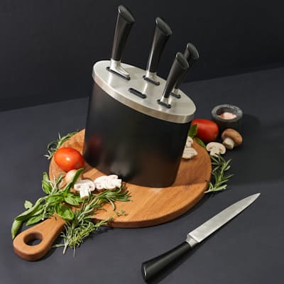 6-Piece Chef Knife Set and Block