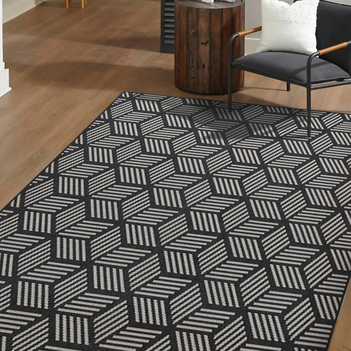 26% off on Indoor/Outdoor Illusion Escher Rug | OneDayOnly