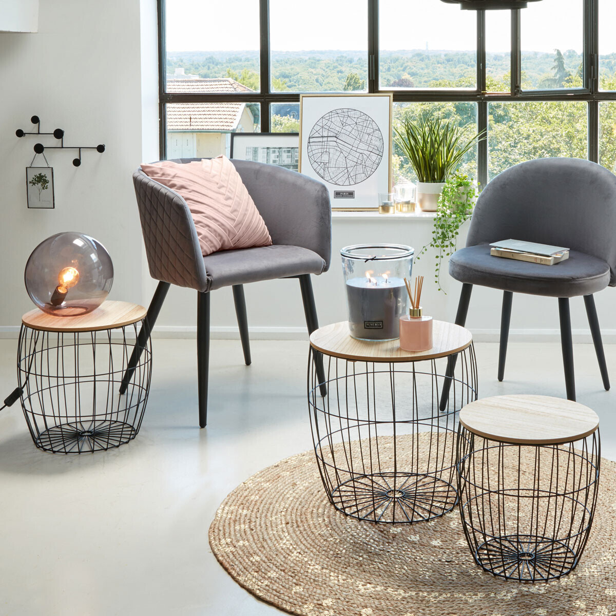 57% off on H&S 3-Piece Side Table Set | OneDayOnly
