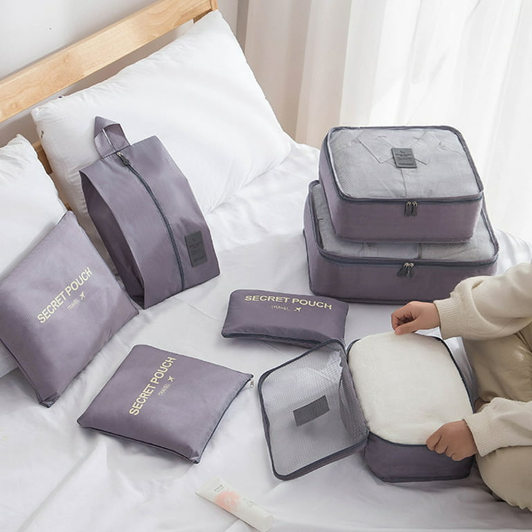 7-Piece Travel Organiser Packing Cubes