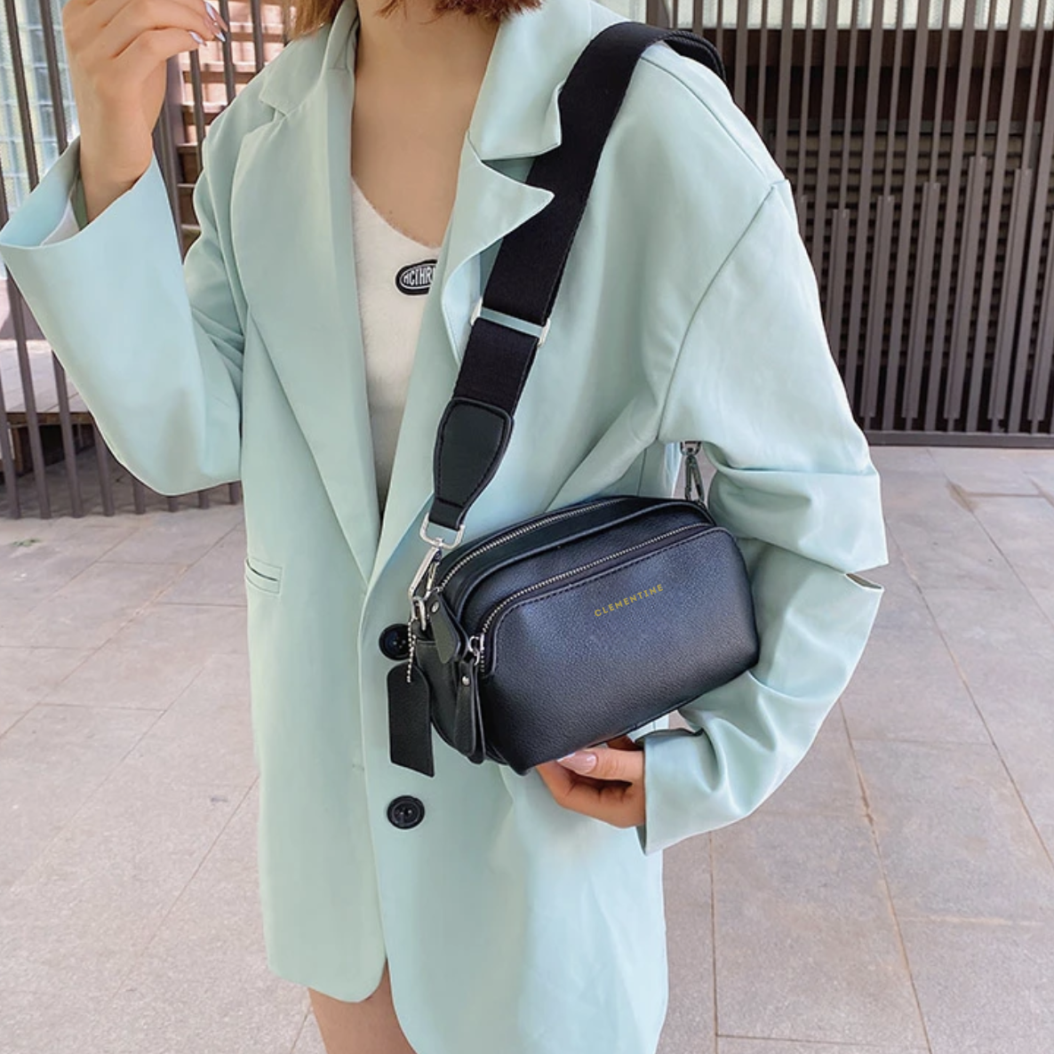 バッグ Y's Mint 2Way Leather Shoulder Hand Bag Faux leather shoulder bag - Selfast