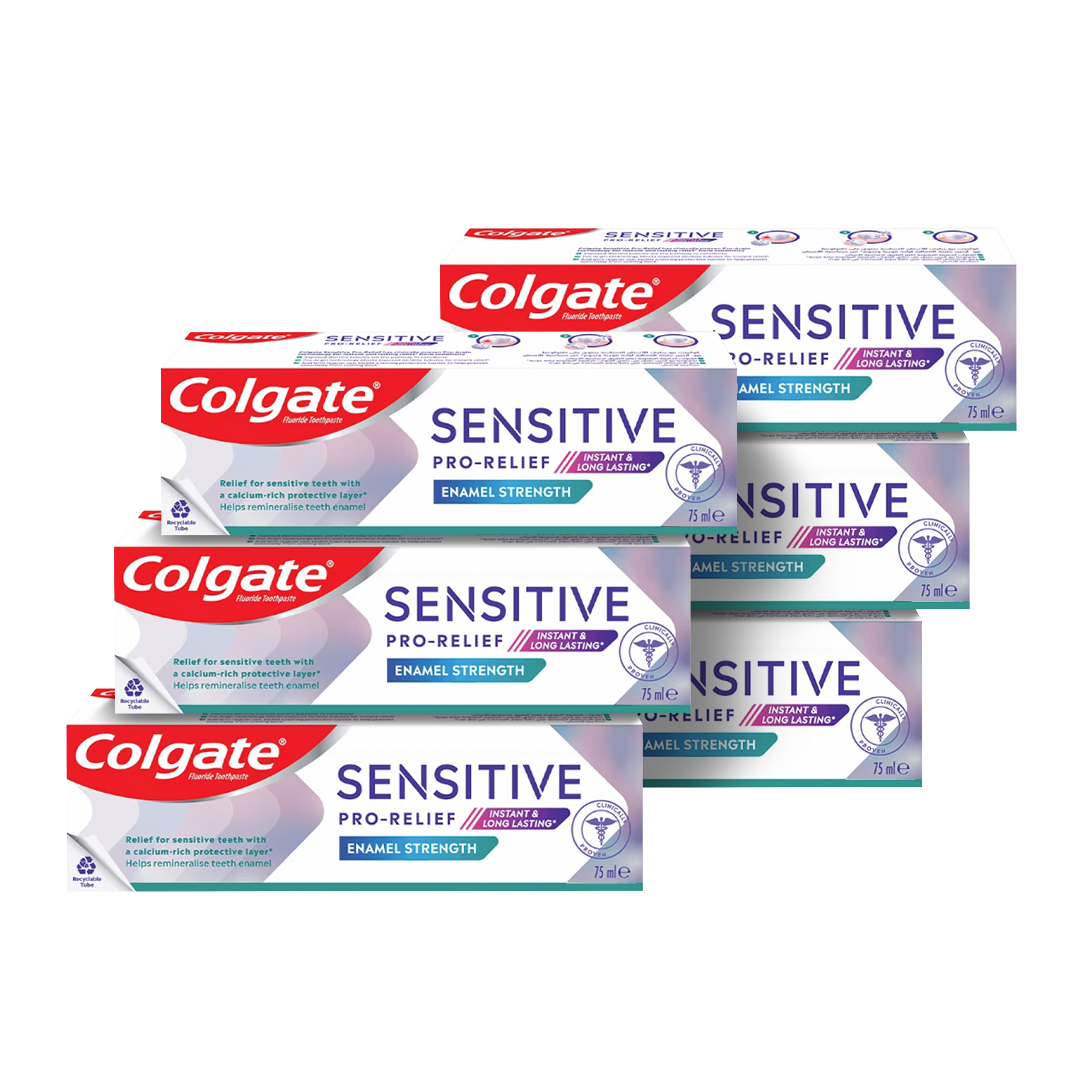 42% off on 6x 75ml Pro-Relief Toothpastes | OneDayOnly