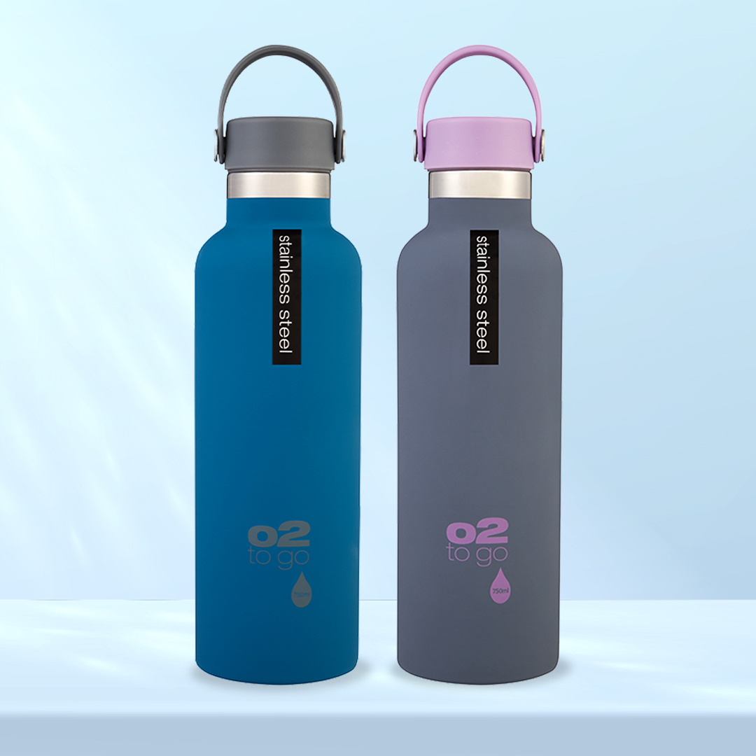 27% off on O2 2 x 750ml Double Wall Bottle | OneDayOnly