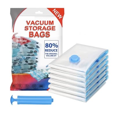 11-Piece Vacuum Storage Bag Set with Suction Pump